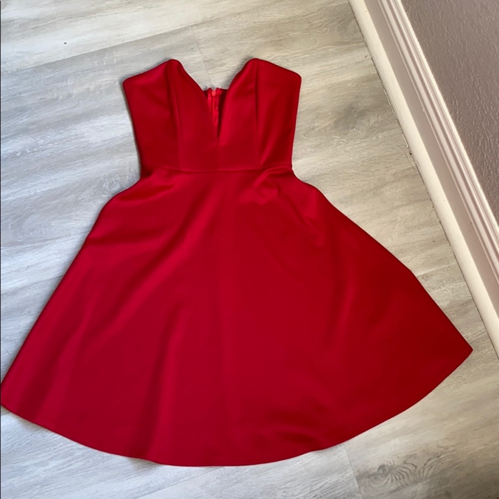 Red dress